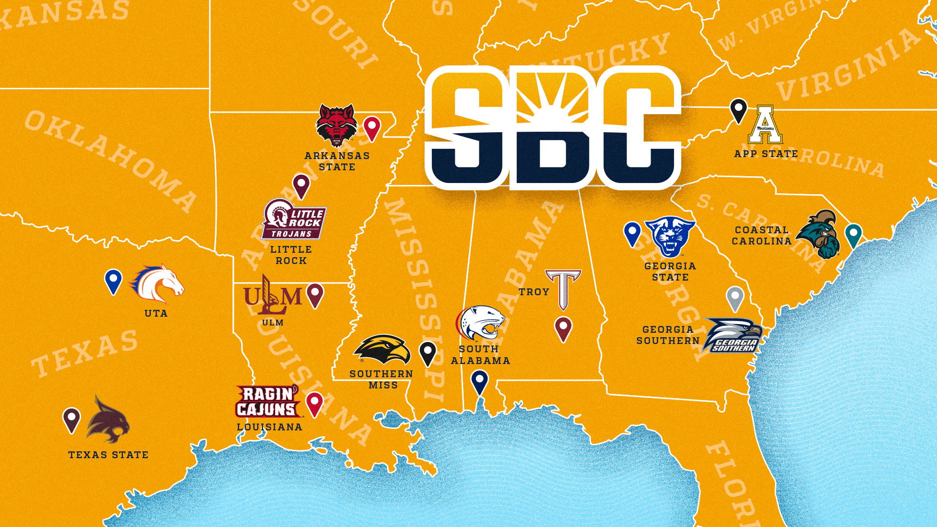 Southern Miss Golden Eagles 2023 Sun Belt Baseball Conference